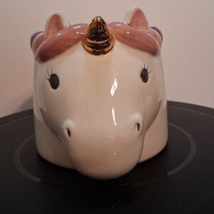 Sheffield Home Unicorn Mug with Gold and Pink Accents